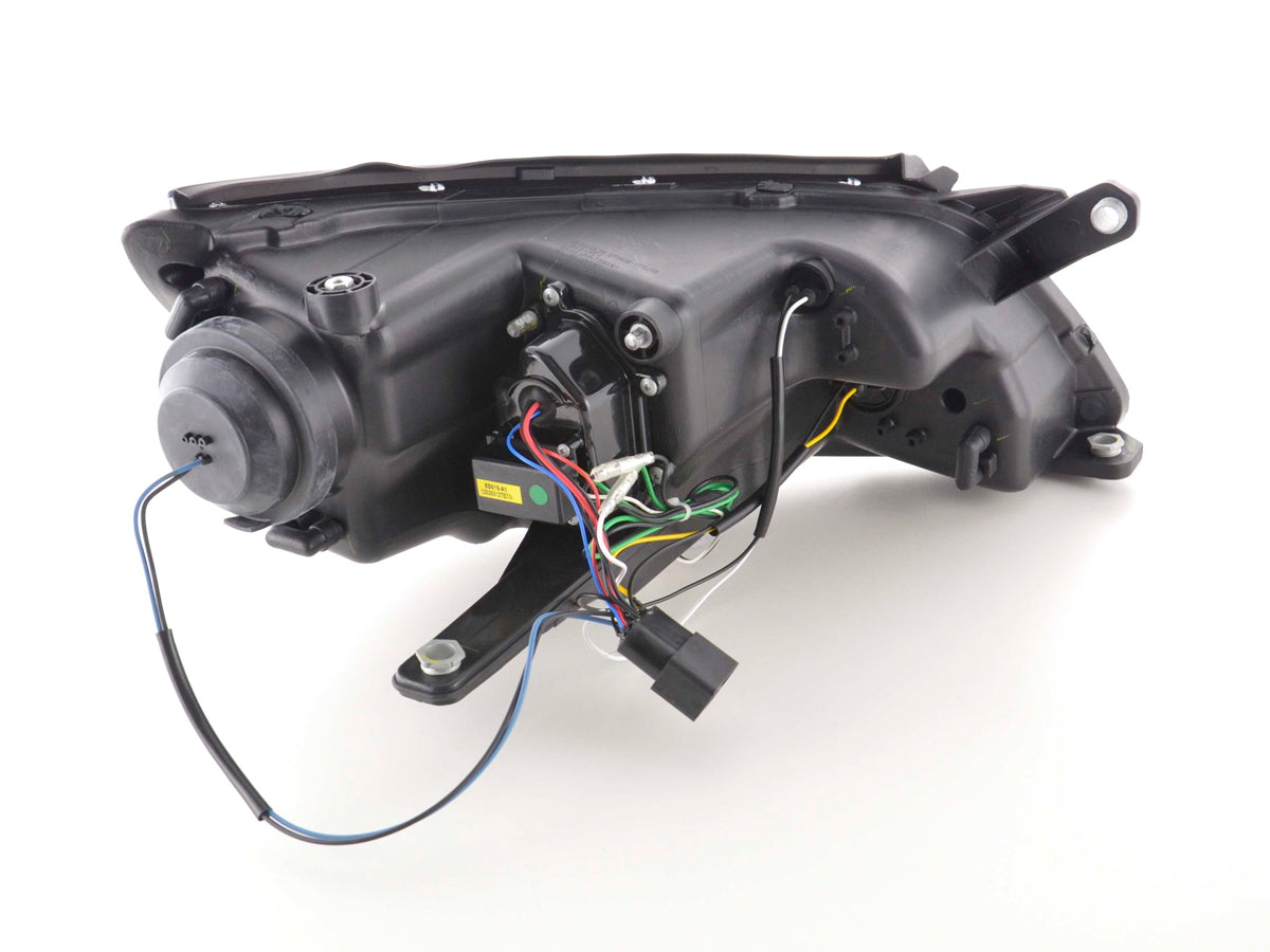 Scheinwerfer Set Daylight LED TFL-Optik VW Tiguan 07-11 chrom Scheinwerfer Set Daylight LED TFL-Optik VW Tiguan 07-11 chrom